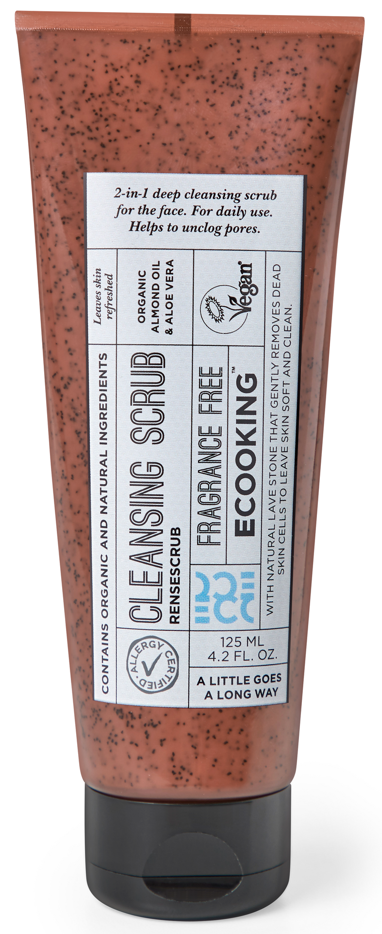 Ecooking Skincare Skincare Cleansing Scrub 125 ml - peeling do twarzy i ciała  125 ml