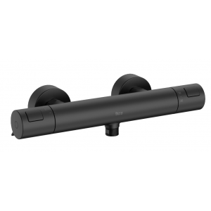 ROCA A5A2E18NB0 T-500 Bateria termostatyczna prysznicowa ścienna czarny mat