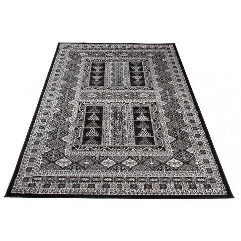 Czarny dywan vintage D5-G41