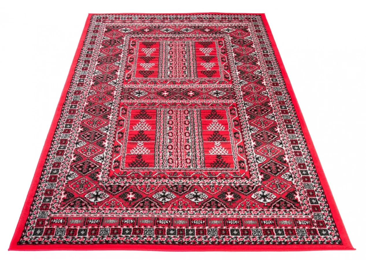 Czerwony dywan vintage T7-M67