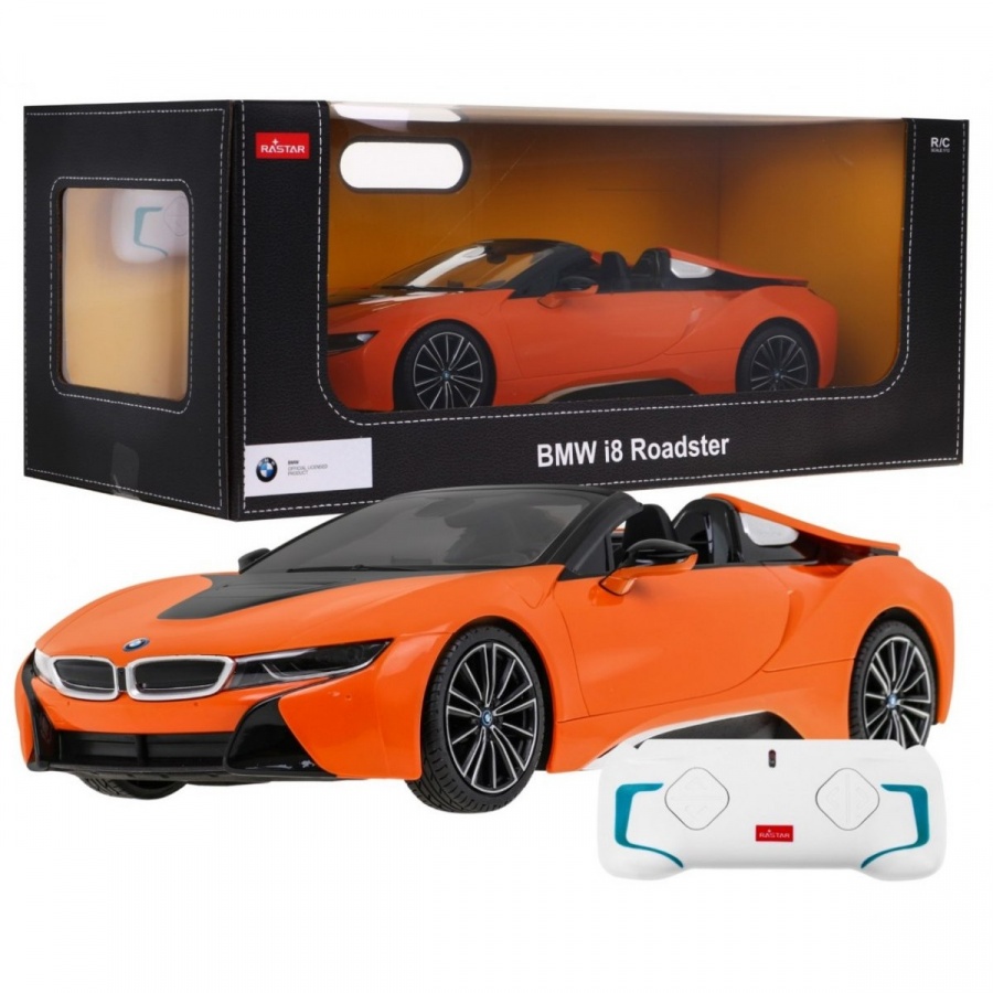 Autko R/C BMW I8 Roadster 1:12 RASTAR kod: RA-ZRC.95500.POM + Sprawdź na SuperWnetrze.pl