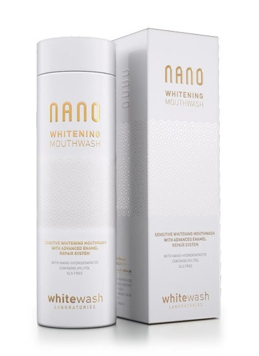 Whitewash Whitewash Nano płyn do płukania jamy ustnej do odnowy szkliwa i bezpiecznego wybielania 300 ml