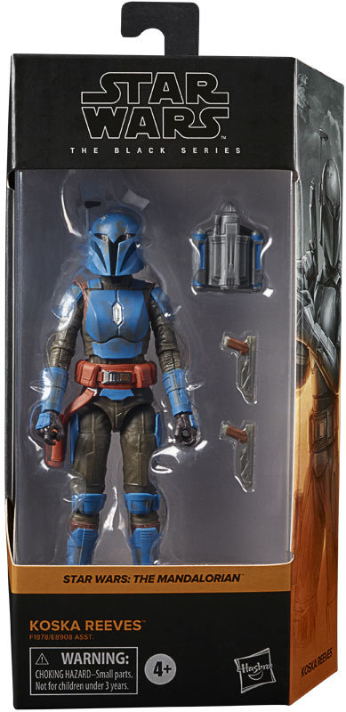 Star Wars The Black Series Koska Reeves zabawka 15 cm skala Mandalorian figurka kolekcjonerska z akcesoriami, zabawki dla dzieci w wieku od 4 lat F1878