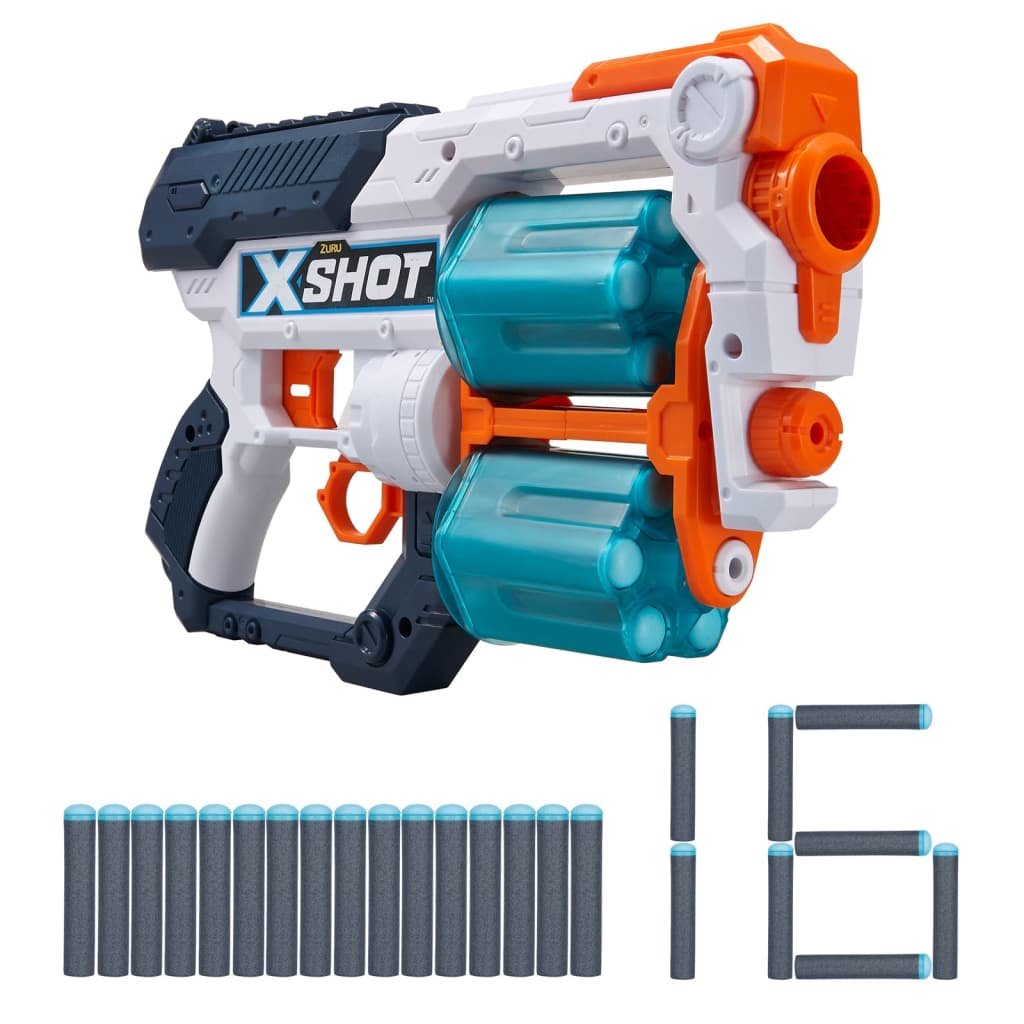 ZURU Zabawkowy blaster X-Shot Xcess TK-12, 16 pocisków
