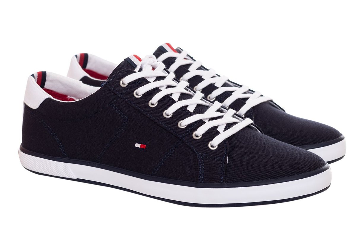 Tommy Hilfiger Buty Męskie Trampki High Harlow 1D Navy Fm0Fm00596 403 42