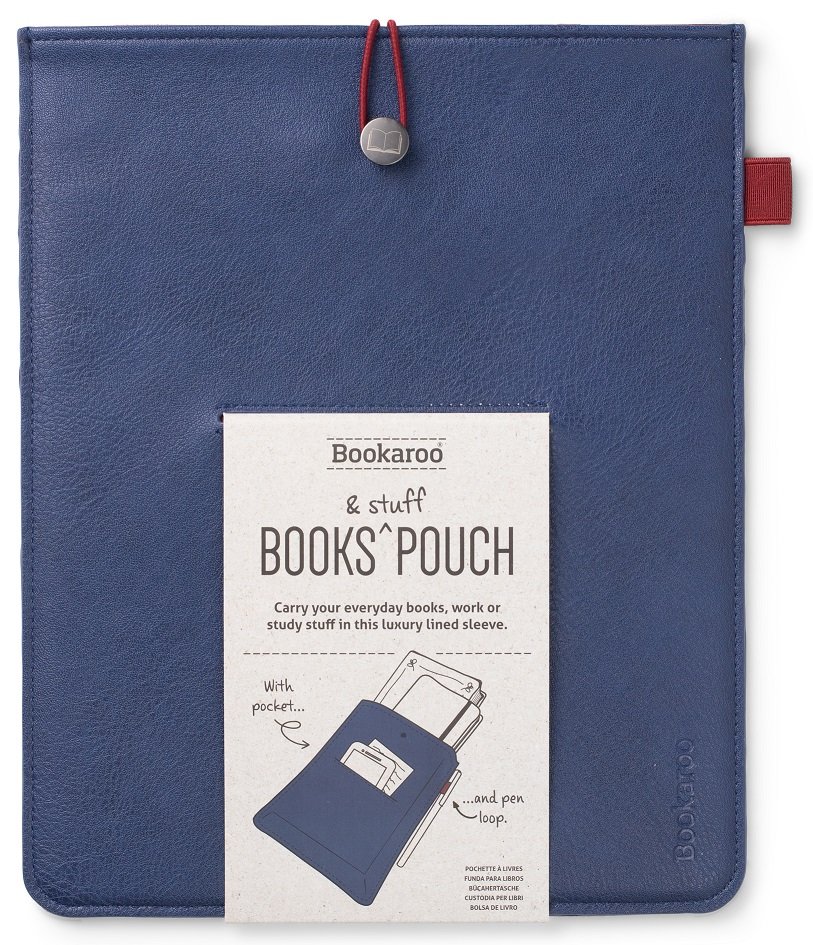 IF, etui na książkę granatowe bookaroo books  stuff