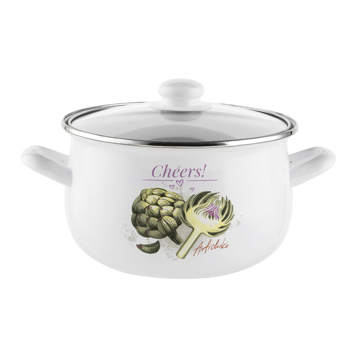 Garnek emaliowany Emalia Polska Pleszew Arti 20 cm 3,7 l
