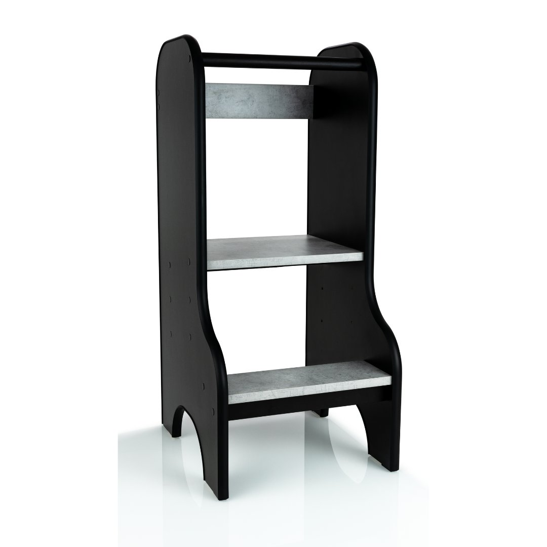 KITCHEN HELPER Pomocnik Czarny Beton + Ochraniacz / Home & Fashion