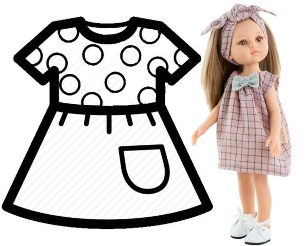 PAOLA REINA Ubranko dla lalek 32 cm 54491