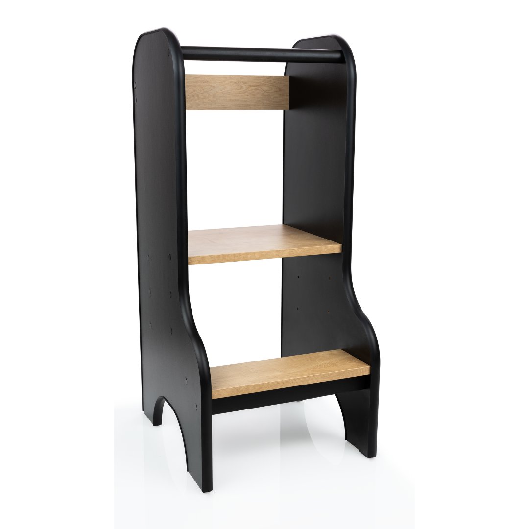 KITCHEN HELPER Pomocnik kuchenny Czarny + Dąb / Home & Fashion