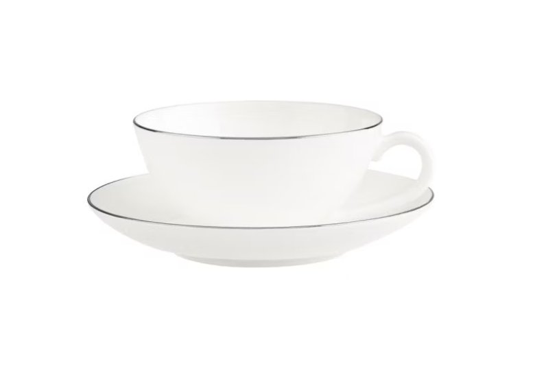 Zestaw prezent ślubny Anmut Platinum Villeroy & Boch + herbata