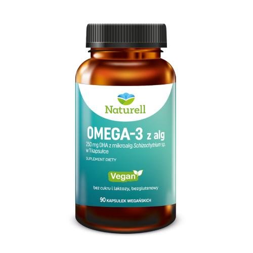 Naturell Omega-3 z alg, 90 kapsułek