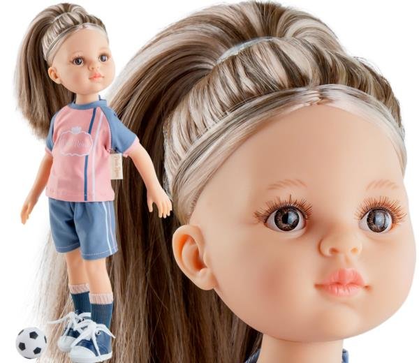 CUDOWNA HISZPAŃSKA LALKA PAOLA REINA MONICA FUTBOLISTA 32 CM 04663