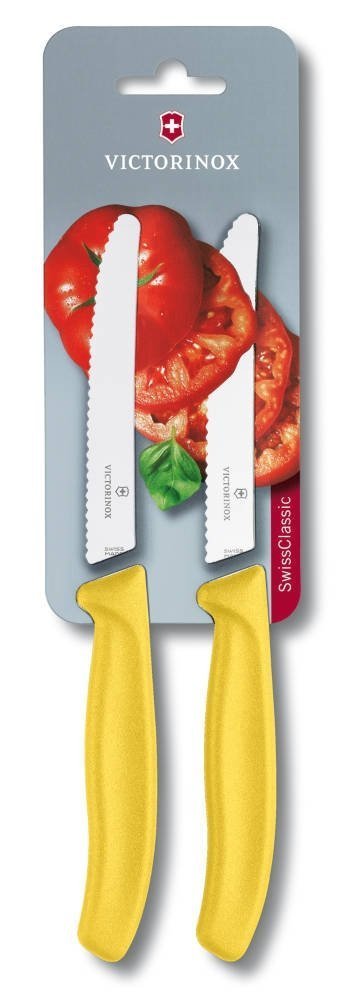 Victorinox Zestaw 2 Zestaw noży do pomidorów na blistrze 6 7836.L118B (6.7836.L118B)