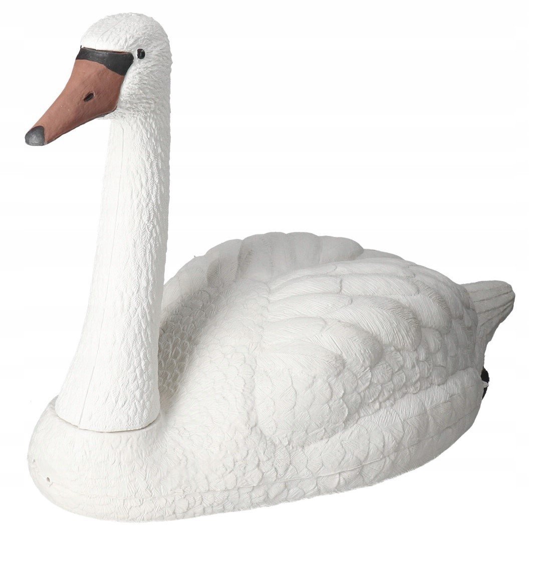 ŁABĘDŹ PŁYWAJĄCY JAK ŻYWY FIGURKA OGRODOWA 80CM