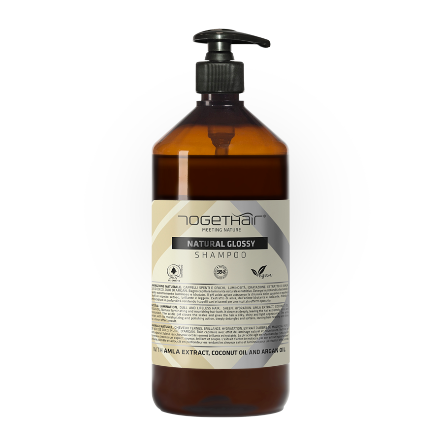 Togethair Natural Glossy Shampoo Odżywczy Szampon Laminujący do włosów 1000ml