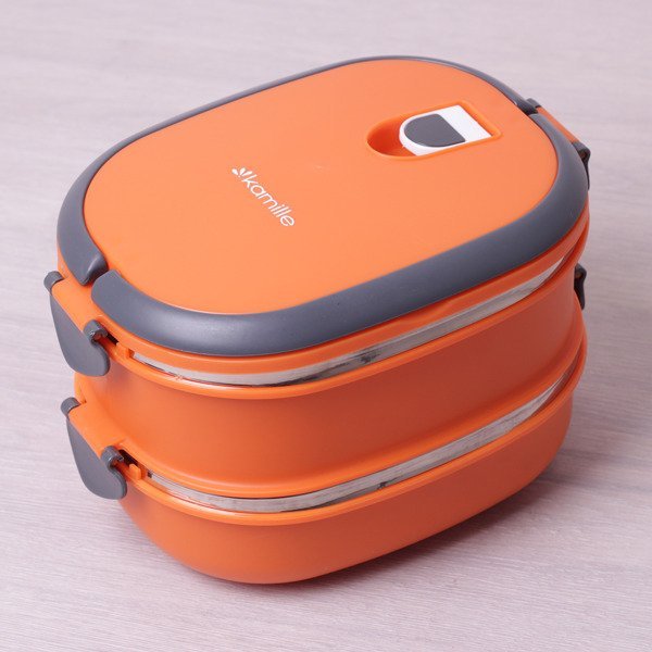 Kamille Pojemnik obiadowy, lunchbox na żywność dwukomorowy1,8L 2109