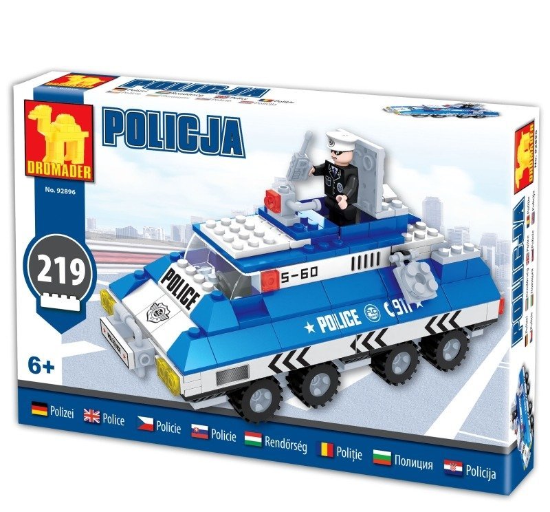 Zdjęcia - Klocki Dromader  POLICJA 219 ELEMENTÓW 