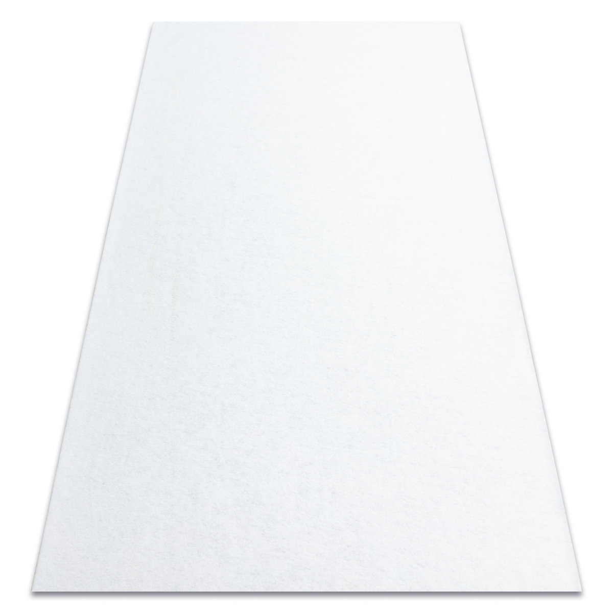 Dywan antypoślizgowy RUMBA 1950 podgumowany, jednokolorowy biały, 200x250 cm
