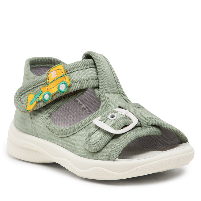 Sandały Superfit 1-800292-7500 Light-Green/Silver
