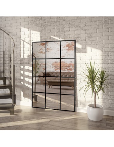Lustro loft ze szprosami - 12 KWATER - kolor ramy do wyboru, Więcej kwater : 161X214