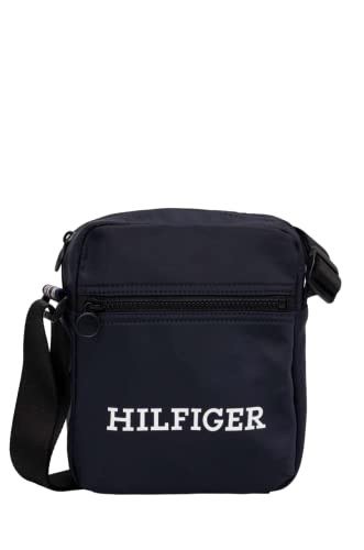 Tommy Hilfiger Męskie crossovery Hilfiger Mini Reporter, Space Blue, OS, niebieski (Kosmiczny Błękit)