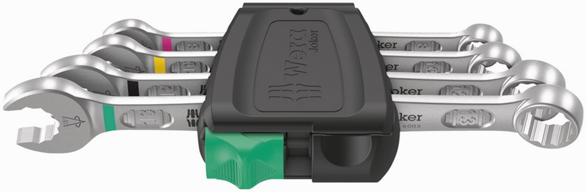 ZESTAW KLUCZY PŁASKO-OCZKOWYCH 6003 JOKER 4 SET 1, 4 CZ.