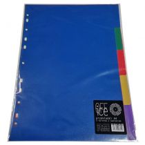 Ziemia Obiecana Przekładki A4 PP indeksujące z nadrukiem liczb 1-5