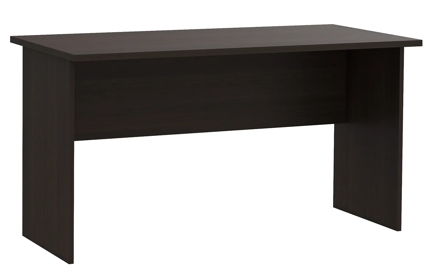 Elior Minimalistyczne brązowe biurko do pracy wenge H3-H97