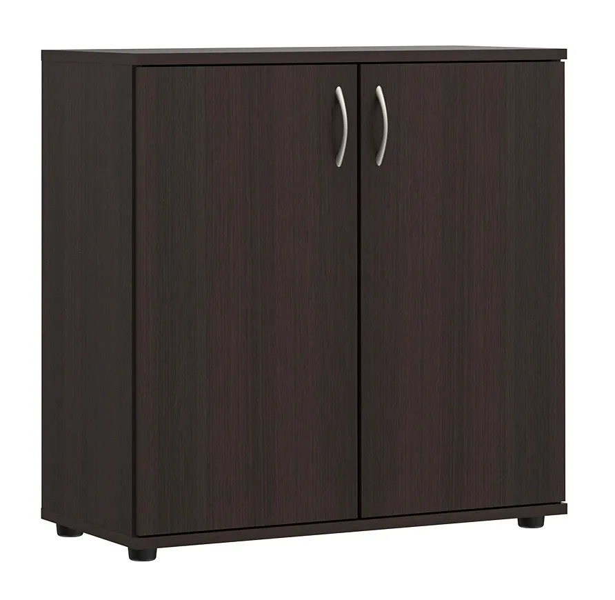 Minimalistyczna Komoda Biurowa Z Drzwiczkami Wenge L1-K53