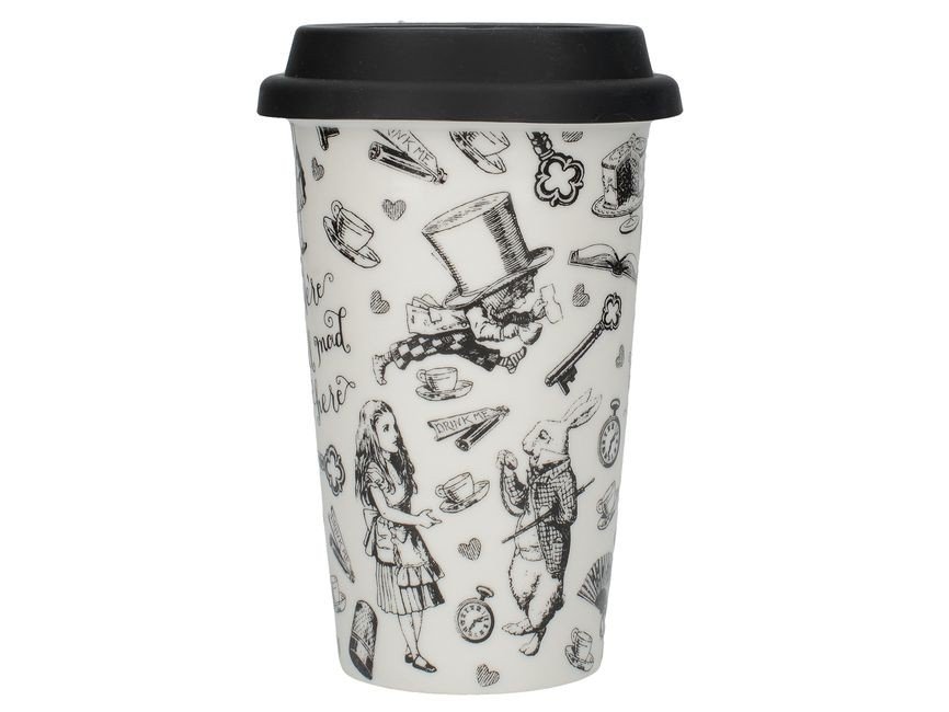 PPD Kubek podróżny, V&A ALICE, biały, 350 ml