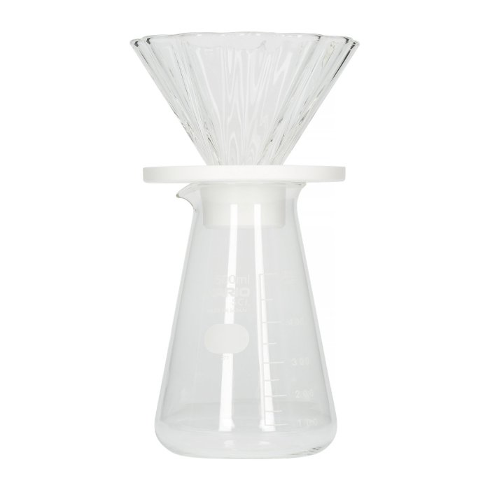 Zestaw do herbaty Cha Cha Drip Bouquet 02 + Serwer + Filtry - Biały