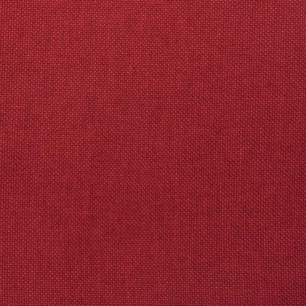 Lumarko Stołki barowe, 2 szt., winna czerwień, tapicerowane tkaniną