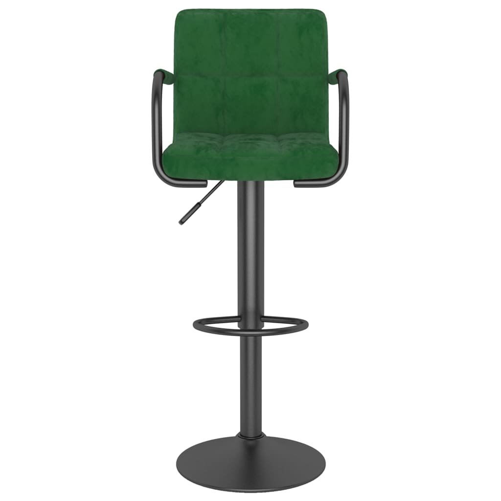 vidaXL Lumarko Hoker, ciemnozielony, obity aksamitem 334651