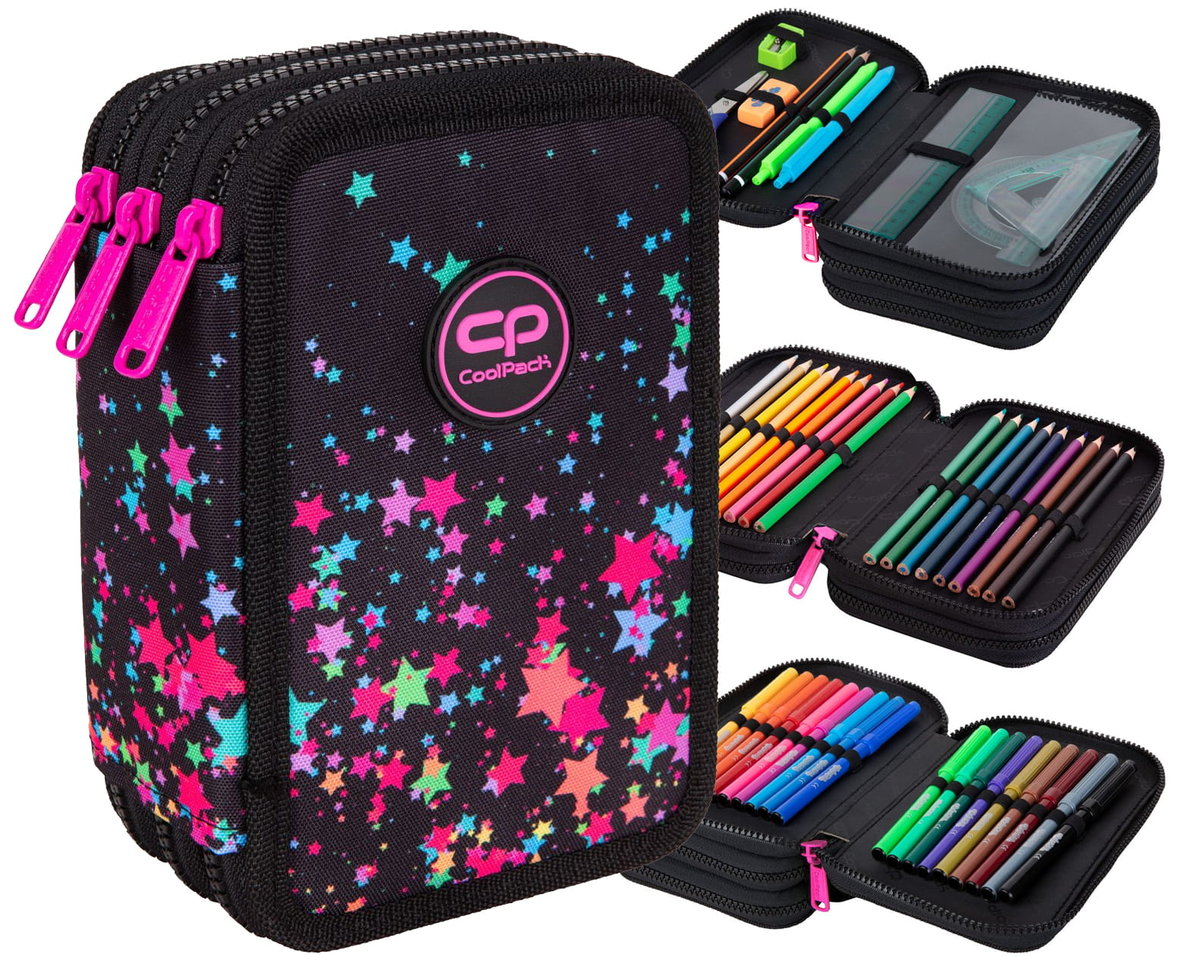 Piórnik z wyposażeniem Coolpack Jumper 3 Galaxy