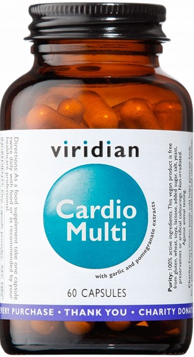 Viridian Cardio Multi Suplement diety 60 kaps.