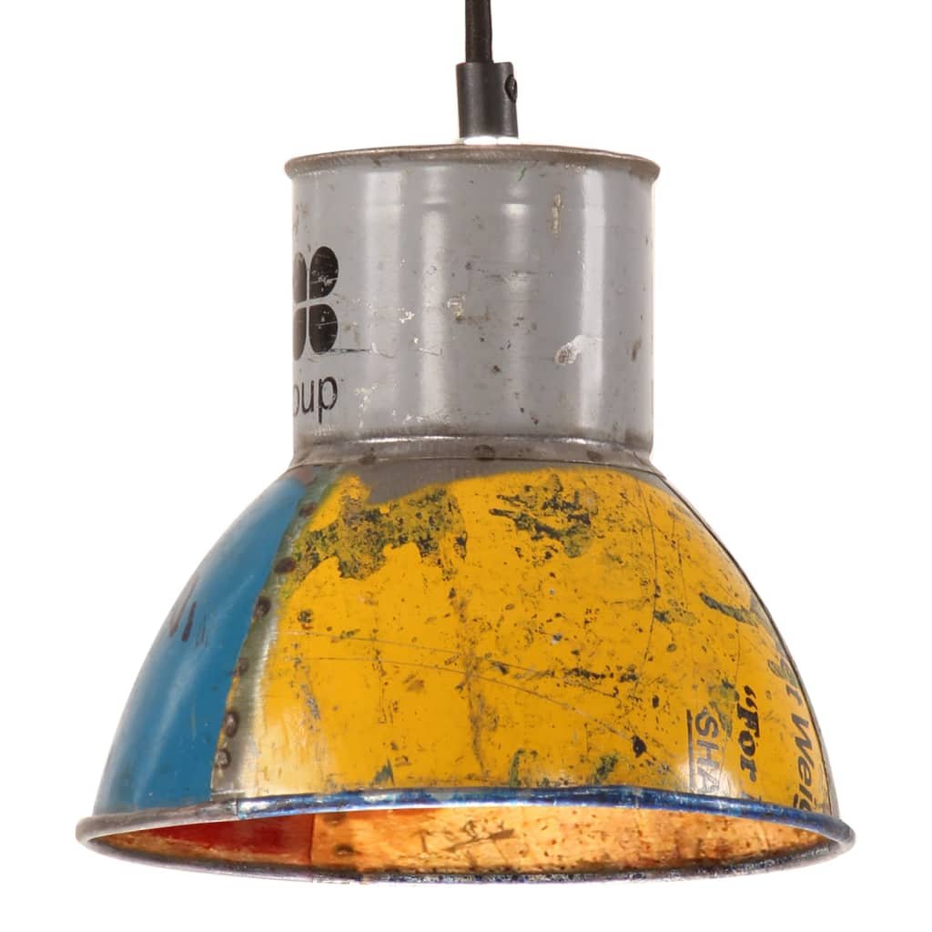 Lumarko Industrialna lampa wisząca, 25 W, kolorowa, okrągła, 17 cm, E27!