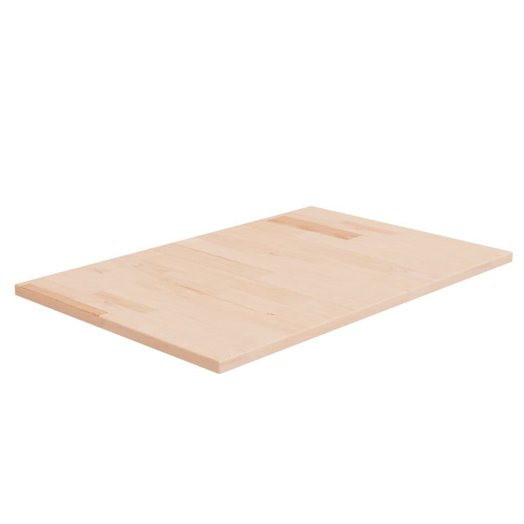 Lumarko Blat do łazienki, 60x40x1,5 cm, surowe lite drewno dębowe