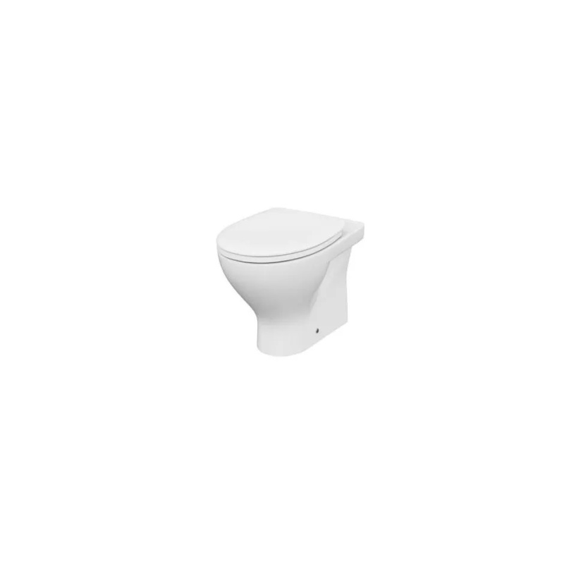 Cersanit Moduo Zestaw Toaleta WC stojąca bez kołnierza + deska wolnoopadająca biała S701-265 - odbiór osobisty: Kraków, Świebodzin