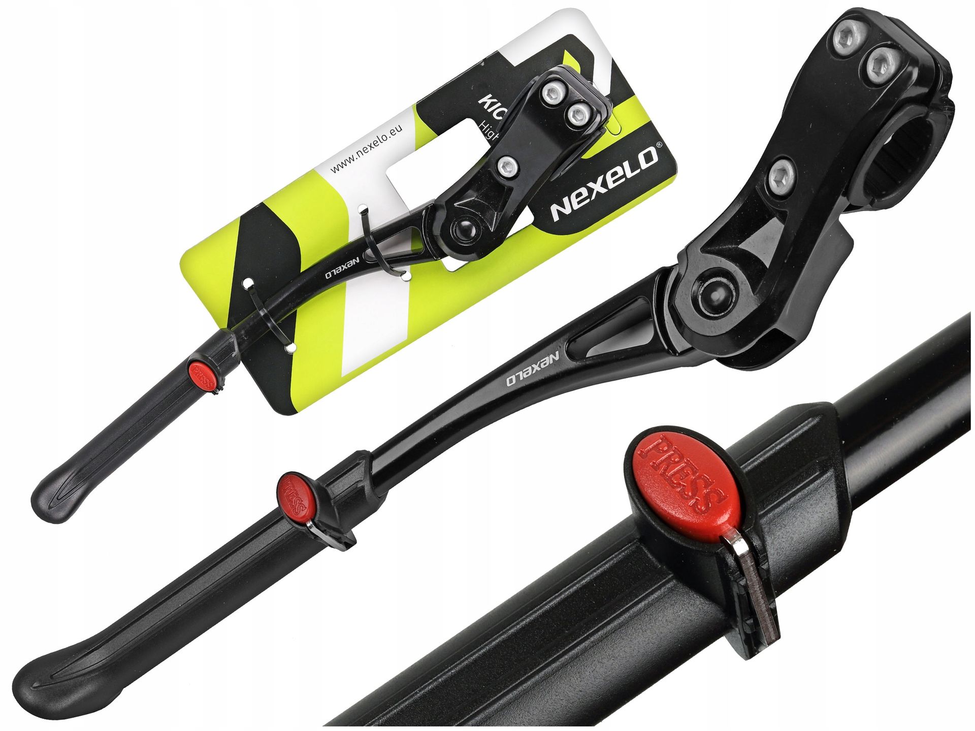 Stopka rowerowa regulowana Nexelo aluminiowa