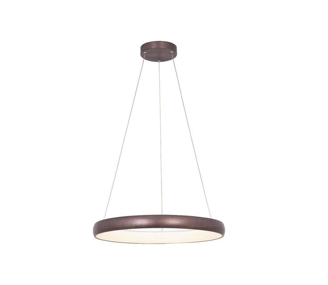 Zambelis 2055 - LED Żyrandol ściemnialny na lince LED/50W/230V śr. 60 cm brązowe