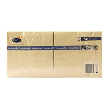 Duni Sales Poland SERWETKI 33/3W KREMOWE TISSUE 250 SZT. (211475)