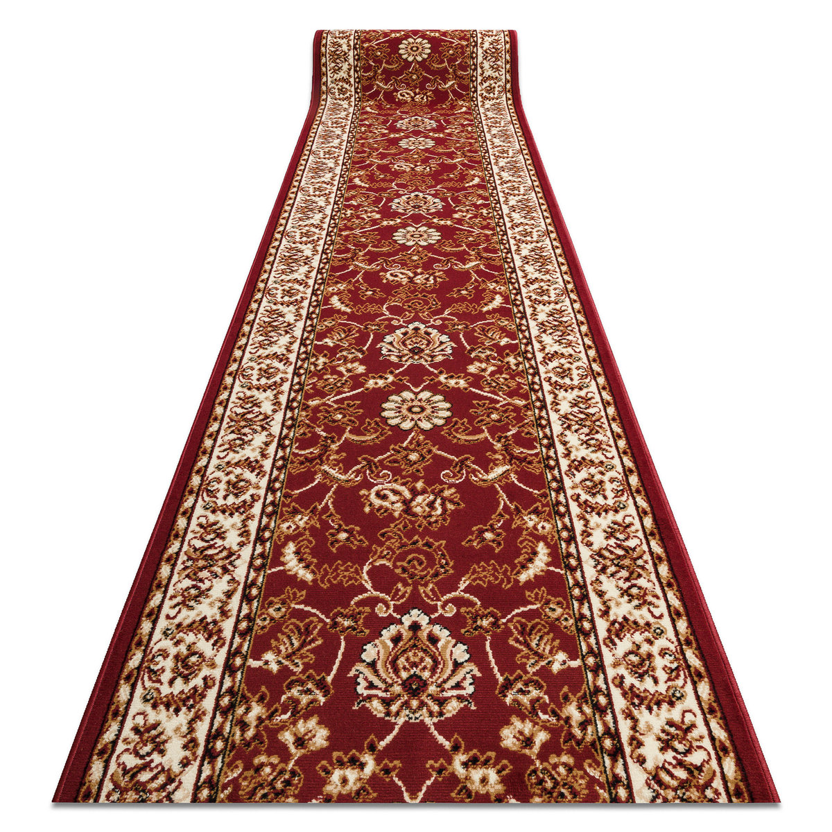 CHODNIK BCF MORAD Klasyk klasyczny bordo 90 cm, 90x460 cm