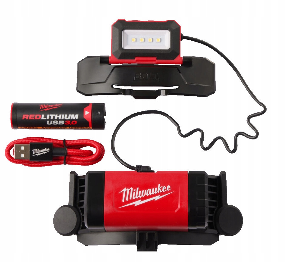 Milwaukee Latarka Czołowa Kask Led L4 BOLTHL-301