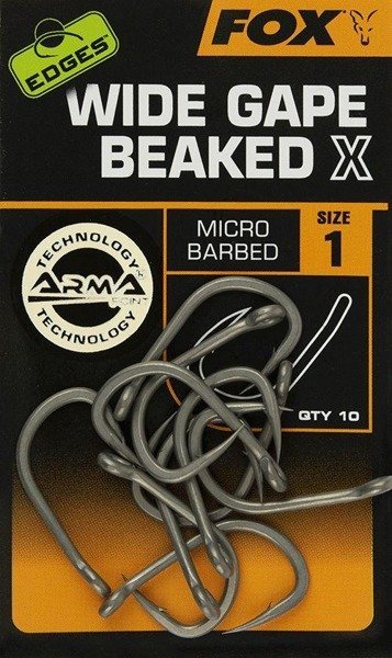 Fox Haczyki Edges wide Gape beaked X Size 1