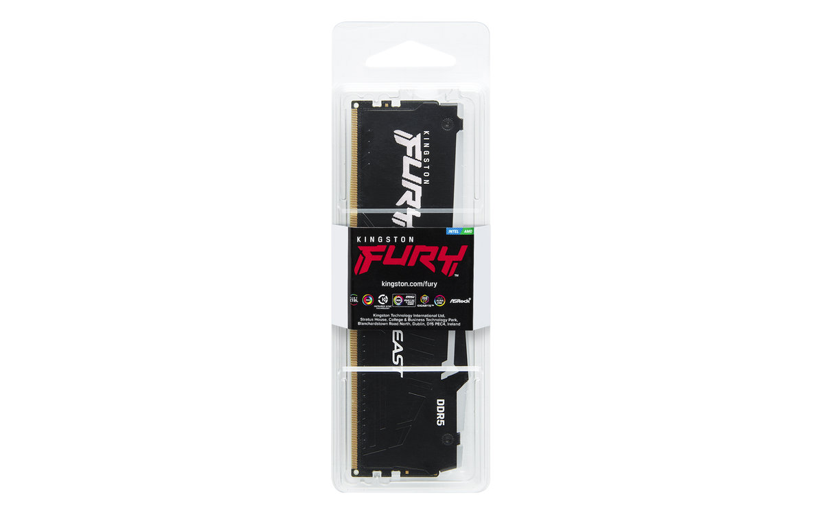 Pamięć RAM DIMM DDR5 KINGSTON FURY Beast Black EXPO, 8 GB, 5200 MHz, CL36