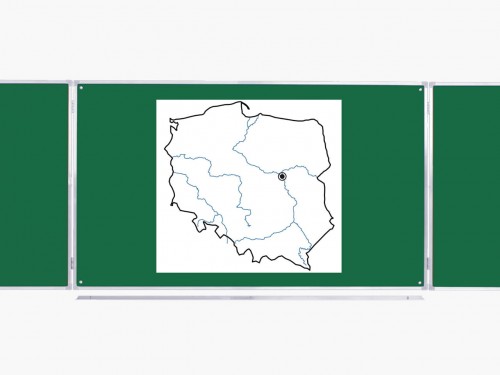 Nakładka magnetyczna - mapa Polski