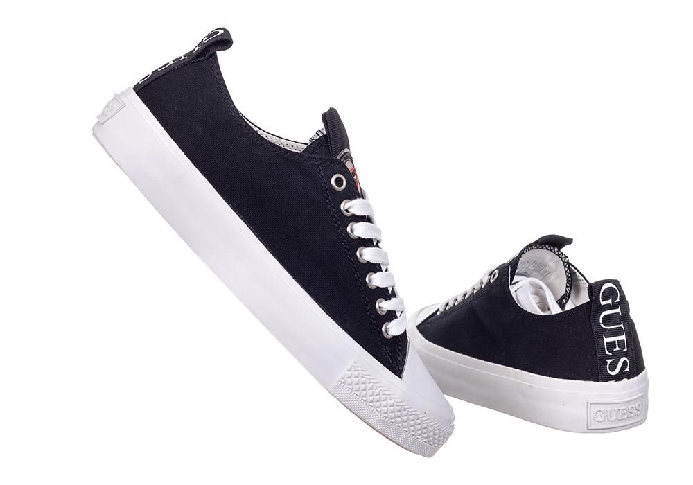 GUESS  BUTY DAMSKIE TRAMPKI EDERLA BLACK FL5ERLFAB12 - Rozmiar: 36