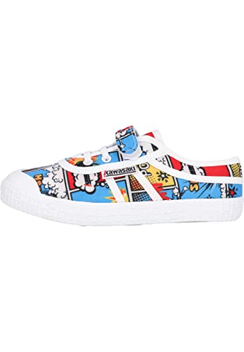 Kawasaki Cartoon Kids Shoe W/Elastic K202585-ES 30 EU 2084 Strong Blue, Kapcie, 2084 Strong Blue, 30 EU