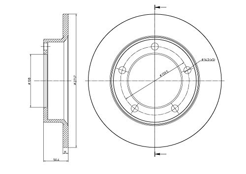 METELLI Tarcza hamulcowa 23-0206